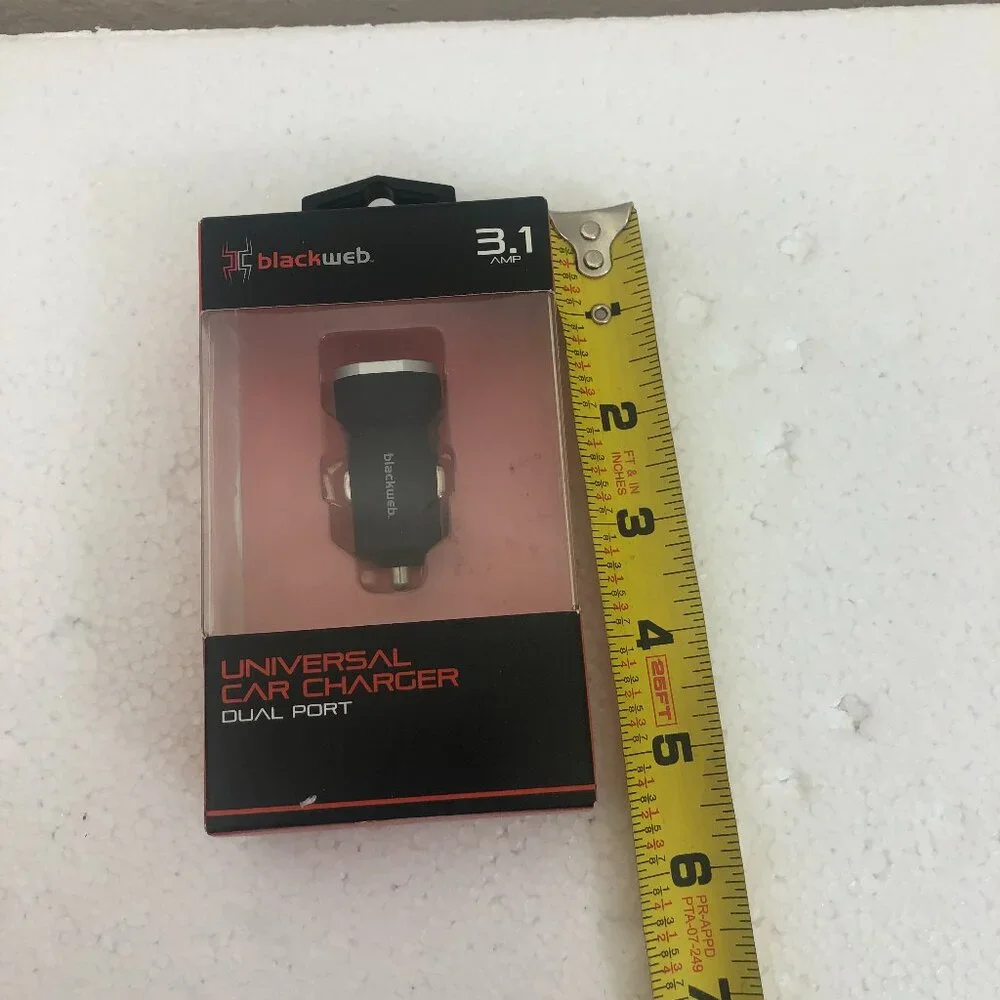 Blackweb Universal Car Chargers Feature Dual USB Ports and Provide 3.1 amps